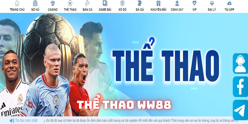 Thể thao WW88 đa dạng lựa chọn cược